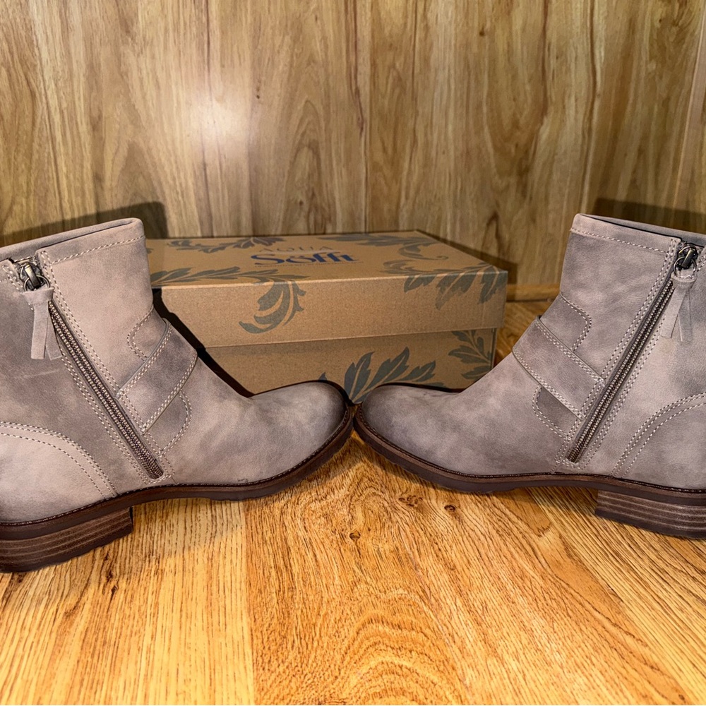 NEW Sofft Brie ankle boot, Rock grey. Size 7.5 - Picture 9 of 11